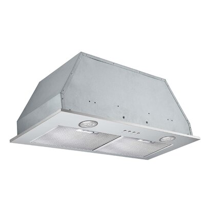 28"" 420 CFM Ducted Insert Range Hood in Stainless Steel -  Ancona, AN-1305