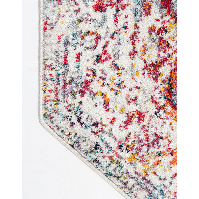 Oriental Area Rug, Octagon 152cm