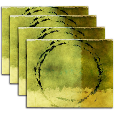 Napperon abstrait en polyester