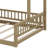 Twin XL Over Queen Bunk Bed With Ladder And Guardrails-106403982
