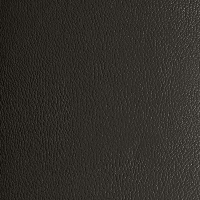 Repose-pieds en cuir véritable 29 po Davontai, Moka