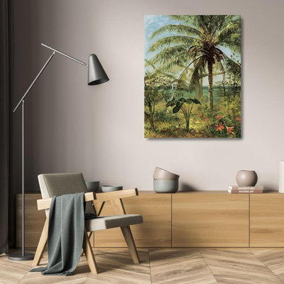 «Red Barrel Studio® Bierstadt» par Albert Gallery, art sur toile tendue: Palmier, Nassau, 1892