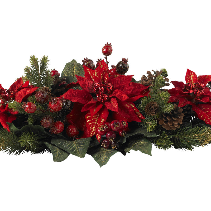 Centre de table poinsettia