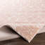 Blush Modern Shaggy Rug, Geometric Anti Slip Easy to Clean Rug For Living Room, Dining Room, & Bedroom-1365802255