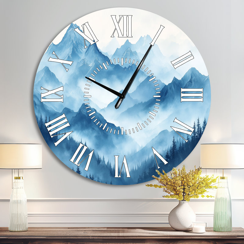 Horloge murale Cool Mountain, Surdimensionné