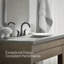 Simplice Widespread Bathroom Sink Faucet, Three-Hole Bathroom Faucet with Clicker Drain, 1.0 GPM-375249625