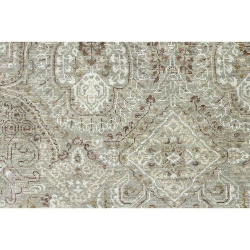 Handmade Wool Oriental Area Rug, Rectangle 5' x 8'