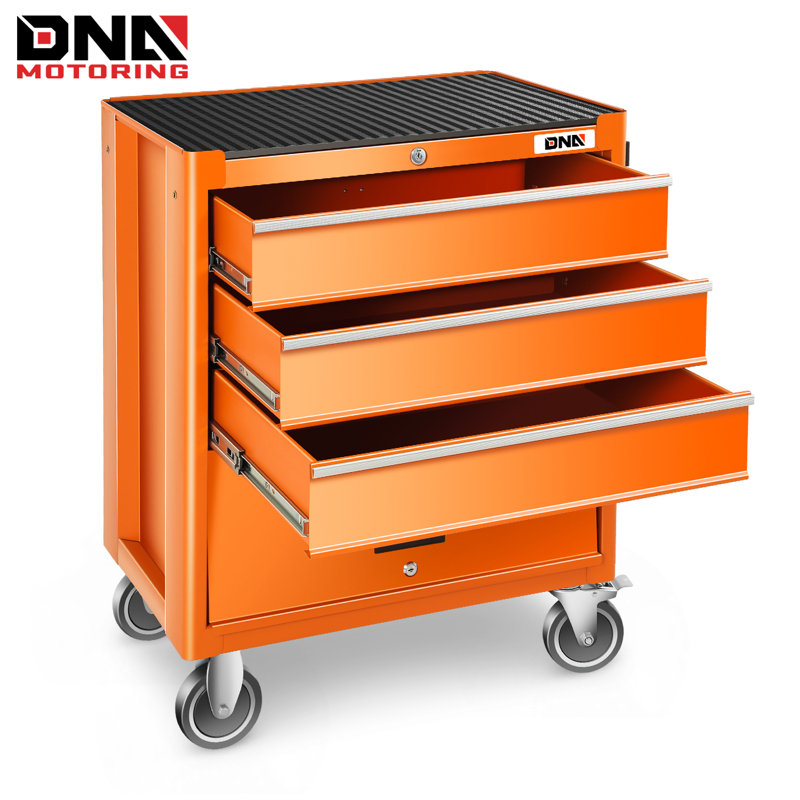 19.6'' W Steel Bottom Rollaway Chest with Wheels