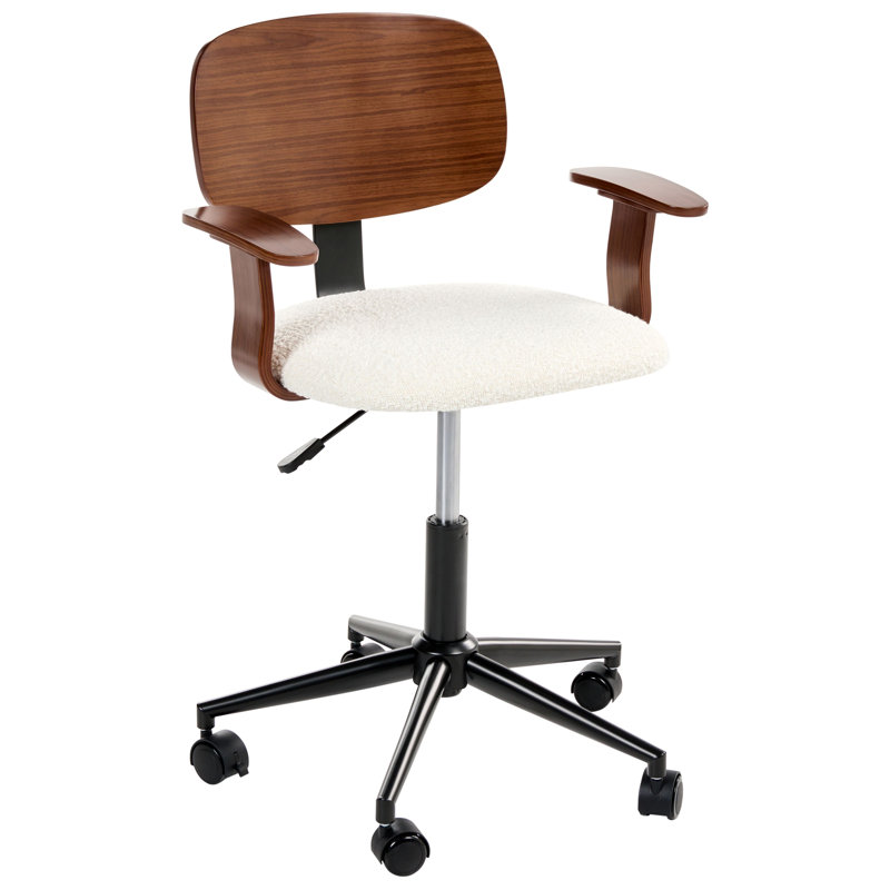 George Oliver Boucle Office Chair