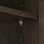 Chêne fumé, meuble-lavabo, lavabo double, surface à eau, lattes de bois, armoire à double porte avec rangement intelligent, rangement spacieux, charnières à fermeture en douceur, design moderne-177538293