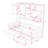 Wooden Daybed With Two Drawers, Cabinet and Shelf-454370189-454370176