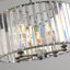 Luminaire suspendu cylindrique à 4 lumières