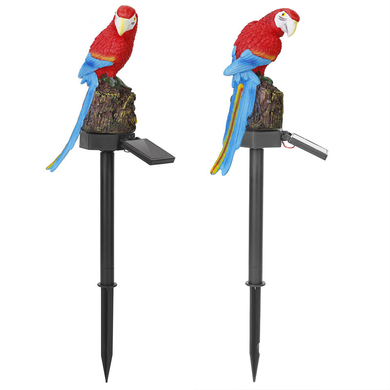 Ensemble d'éclairage solaire pour sentier en résine, Rouge