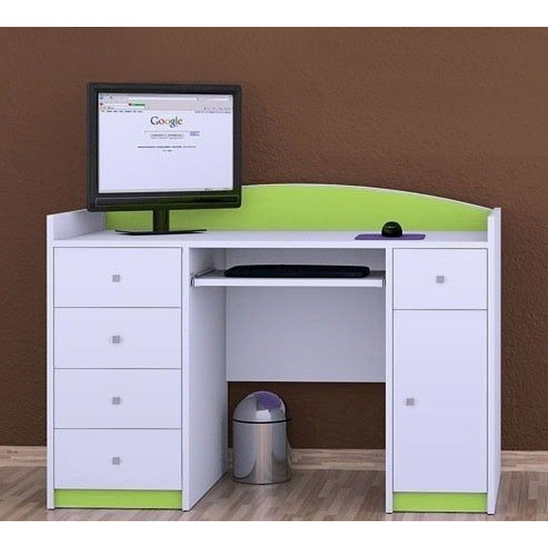 Honey 125cm Computer Desk, Green