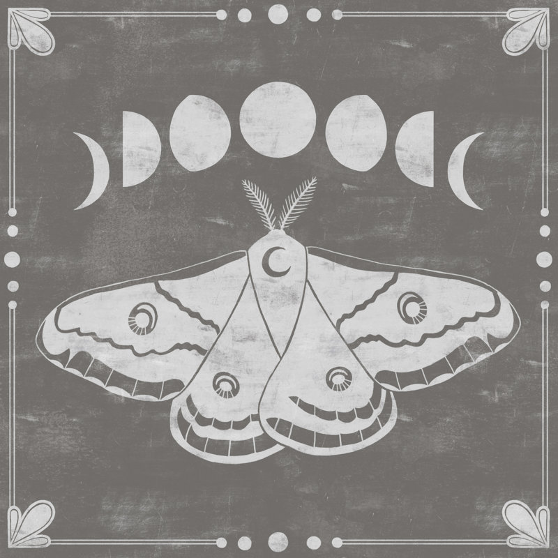 Hallowed Moon I by Grace Popp - Wrapped Canvas Print, 30cm H x 30cm W x 3.8cm D
