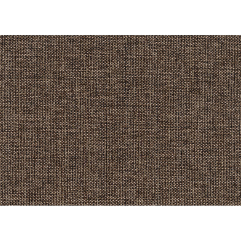 2 chaises à hauteur de comptoir au fini brun foncé avec structure en bois rembourrée de style salle à manger moderne