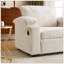 Oversized Chair with Ottoman, Cupholders and USB Charging Ports-593465937
