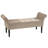 Shanklin Linen Blend Upholstered Bench with Flip Top