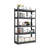 72"H  5 Tier Metal Shelves For Storage Garage Shelving 2000LBS Heavy Duty Storage Shelves Adjustable Garage Shelf Industrial Shelving Unit Storage Utility Rack-1953202813