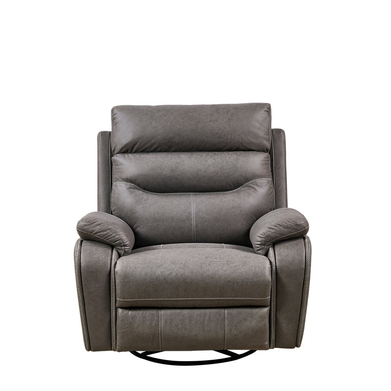 Swivel Recliner Chair, Gray