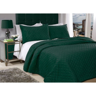 Billington Solid Colour Bedspread with Pillowcases