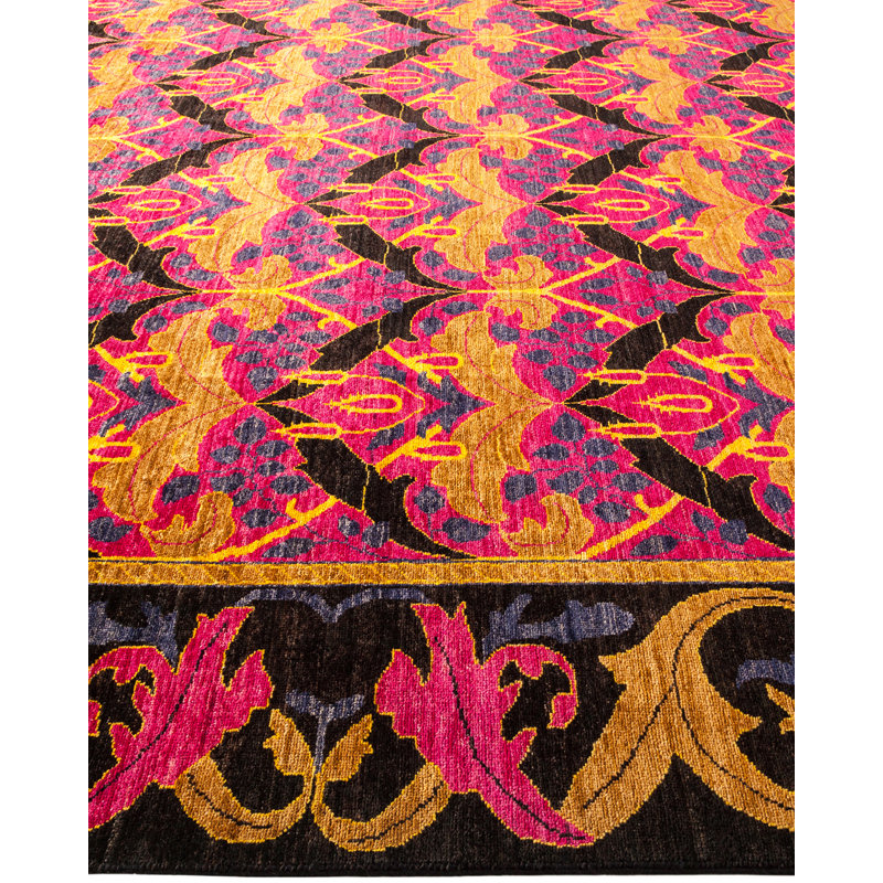 Arts & Crafts One-of-a-Kind 8' 10" X 11' 10" Hand Knotted Area Rug