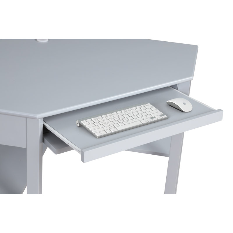 Bureau en coin Makan, gris