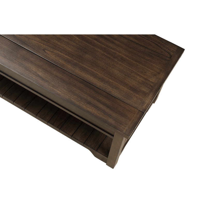Broome Lift Top Block Cocktail Table with Storage