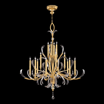 Beveled Arcs 16 - Light Tiered Chandelier