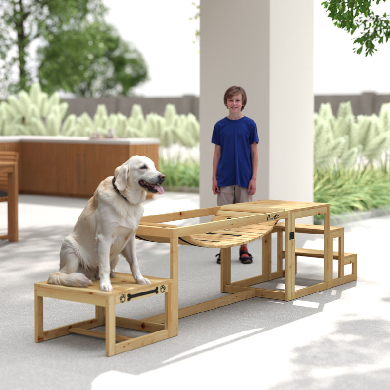 56cm H Panel Solid Wood Dog Agility