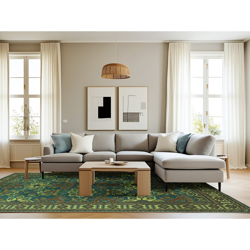 Milio Performance Oriental Indoor Rug, Rectangle 8' x 12'