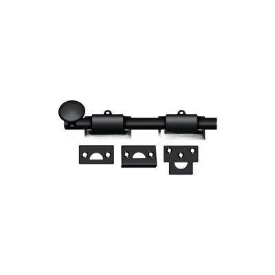 Boulon de surface 8 po Deltana 8SB19; robuste; finition noire