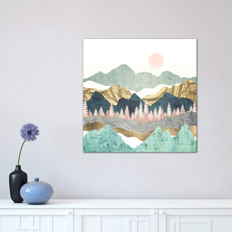 Summer Vista - Imprimé, Toile tendue, H 18 po x l 18 po x 1,5 po
