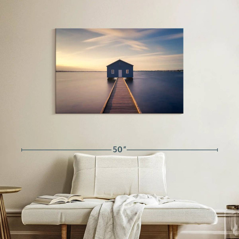 Maison bleue Aletra Perth, H 26 po x l 39 po