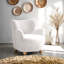 Fauteuil d'appoint rembourré Sabrina Boucle-1538327025