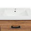 Meuble-lavabo sur pied 24 po avec lavabo en céramique, meuble-lavabo moderne avec 3 tiroirs et meuble-lavabo autoportant avec lavabo simple (identique à SW000108AAP)