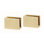 Contemporary II Shelf Brackets Only with Brass Construction