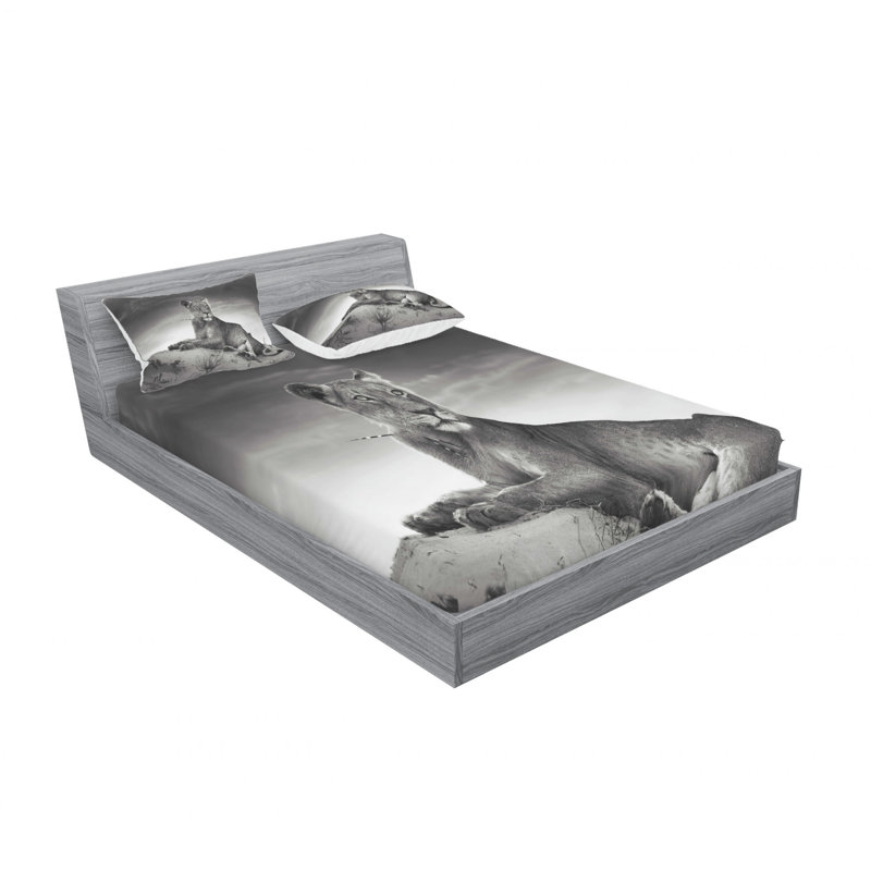 Microfiber Sheet Set, Full Sheet Set with Fitted Sheet