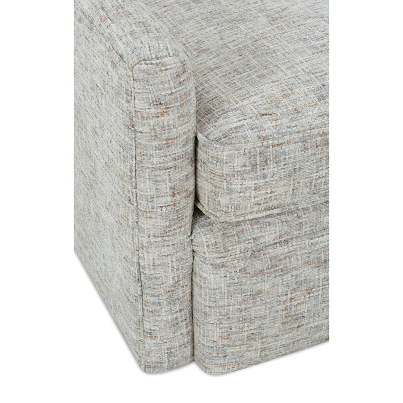 Hollins Swivel Chair, Gray Polyester
