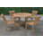 Curtis 47.25-inch Round Teak Outdoor Dining Table