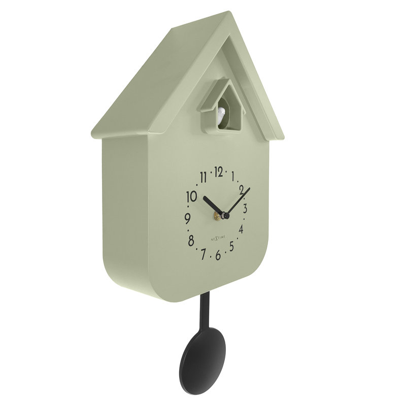 Horloge murale coucou avec tweeter, Vert