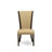 5-piece Dining Table Set Includes Kitchen Table and 4 Parson Chairs - Distressed Jacobean Finish-537540797-537540799