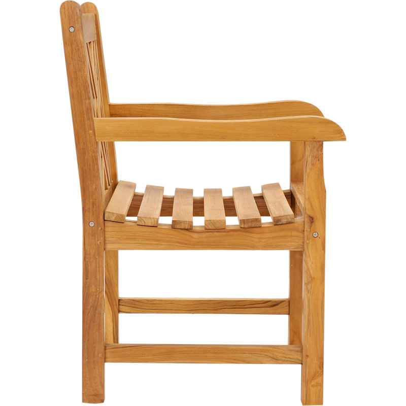 Chippendale Outdoor Teak Dining Armchair