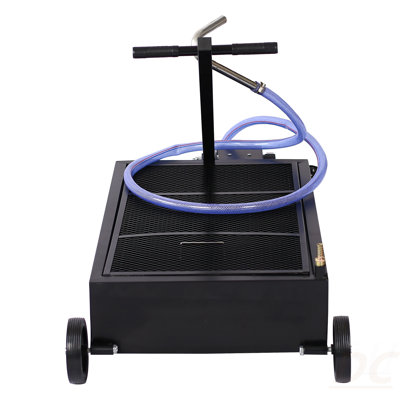25 Gallon Low Profile Oil Drainer ,With Electric Pump