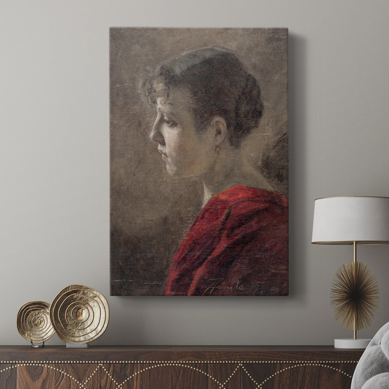 Impression de portrait rétro CXVII - galerie Cavas sur mesure, 18" H x 12" W