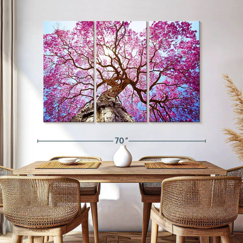 Harnek Pink Lapacho Tree, 42" H x 65" W