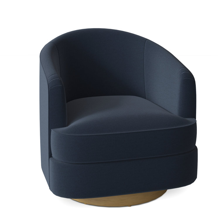 Tipsy Upholstered Swivel Barrel Chair