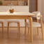 Table de salle à manger élégante de style crème-1352949242