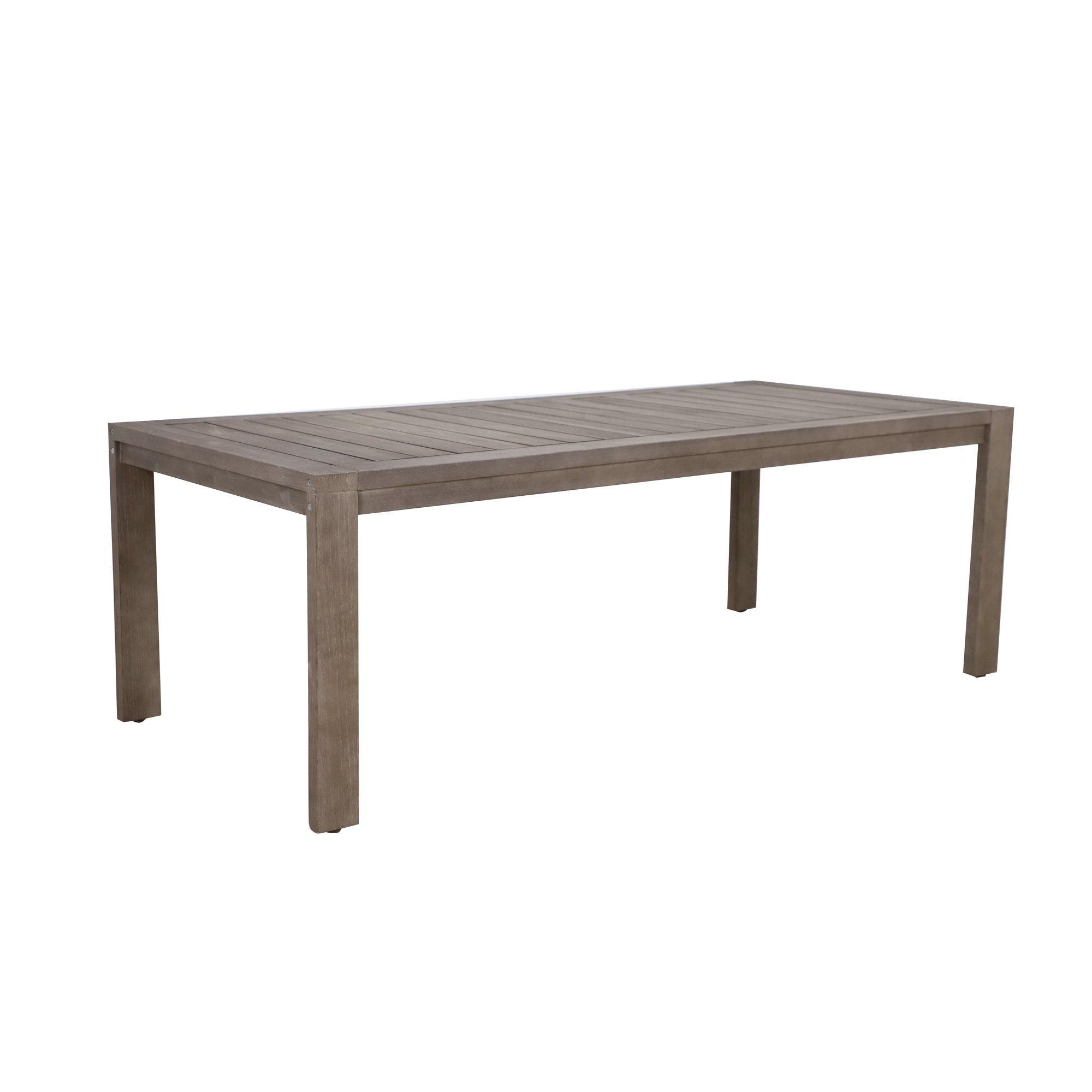 Joly Outdoor Dining Table, 30" H x 87" W x 40" D, Gray