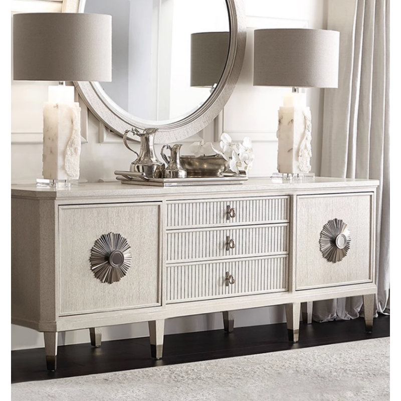 Meuble télé beige rétro